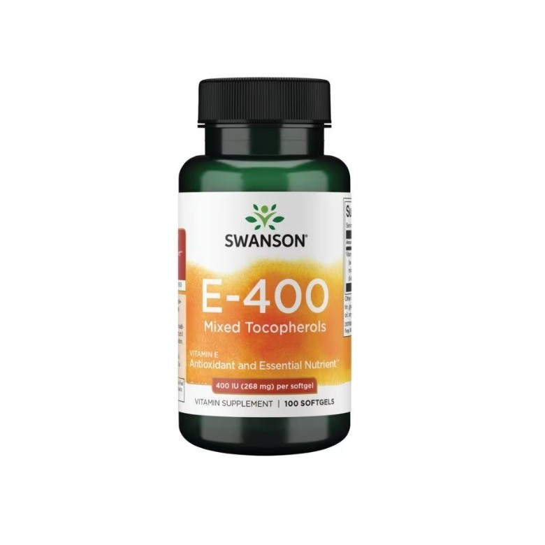 Witamina E Mixed Tocopher. 400IU 100 kaps. SWANSON - Wiesiołek-Pharma Witamina E Mixed Tocopher. 400IU 100 kaps. SWANSON - Wiesiołek-Pharma