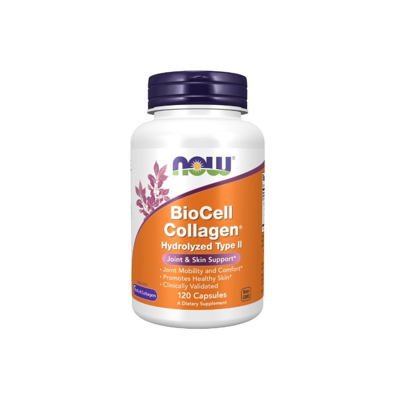 Biocell Collagen Hydrolyzed II 120 kaps. NOW FOODS - Wiesiołek-Pharma Biocell Collagen Hydrolyzed II 120 kaps. NOW FOODS - Wiesiołek-Pharma