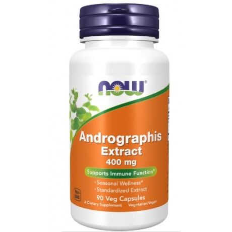 Andrographis Extract 400mg 90 kaps. NOW FOODS - Wiesiołek-Pharma