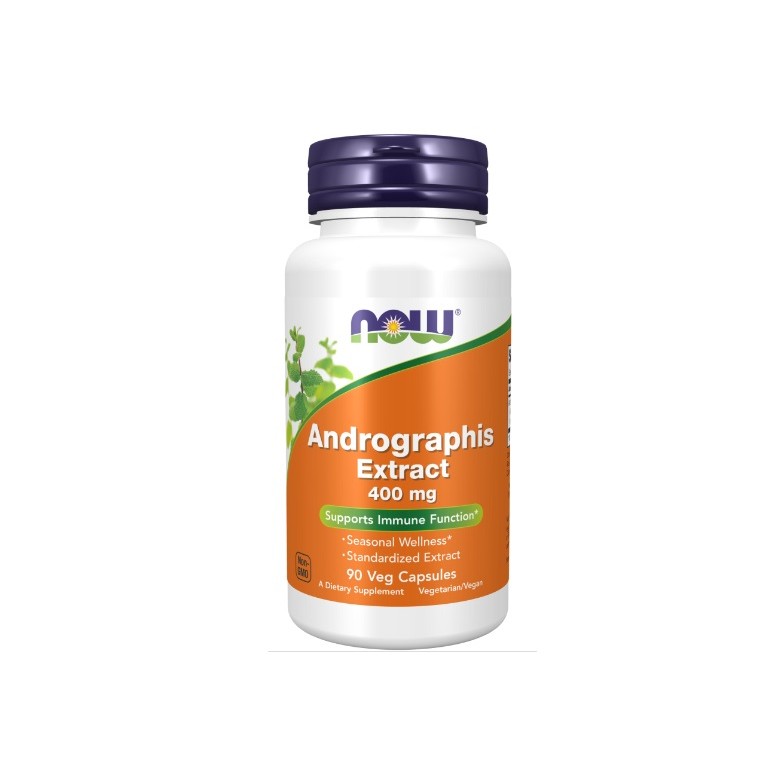 Andrographis Extract 400mg 90 kaps. NOW FOODS - Wiesiołek-Pharma Andrographis Extract 400mg 90 kaps. NOW FOODS - Wiesiołek-Pharma