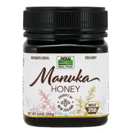 Manuka Honey 250g NOW FOODS - Wiesiołek-Pharma