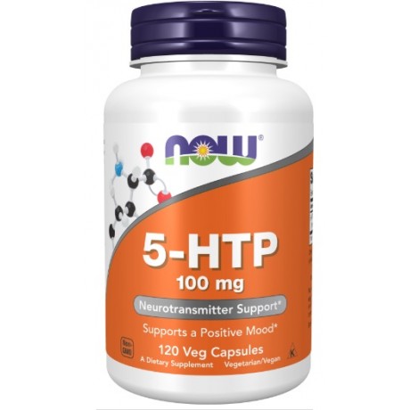 5-HTP 100mg NOW FOODS - Wiesiołek-Pharma