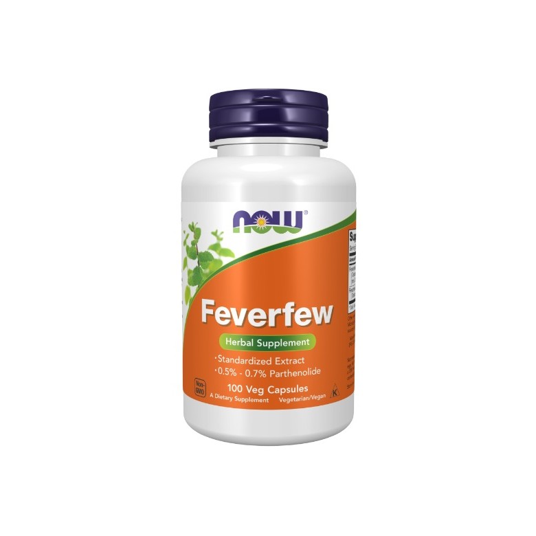 Feverfew (Złocień Maruna) 400mg 100 kaps. NOW FOODS - Wiesiołek-Pharma Feverfew (Złocień Maruna) 400mg 100 kaps. NOW FOODS - Wiesiołek-Pharma