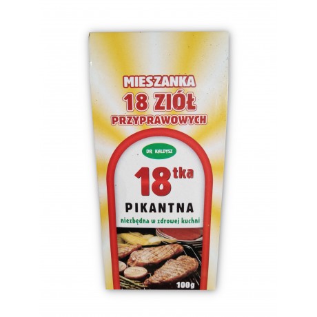 Przyprawa 18-tka pikantna 100g DR KALDYSZ - Wiesiołek-Pharma