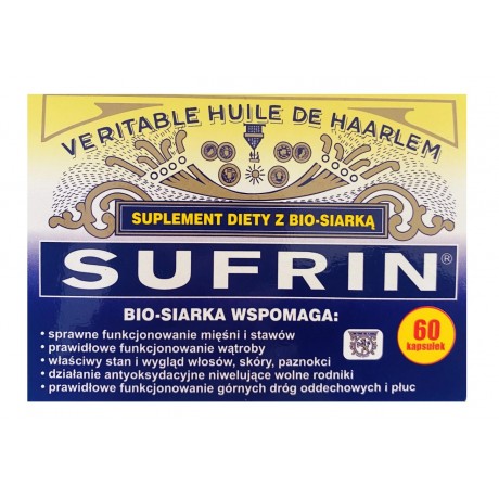 Sufrin 125mg 60 kaps. LABORATOIRE - Wiesiołek-Pharma