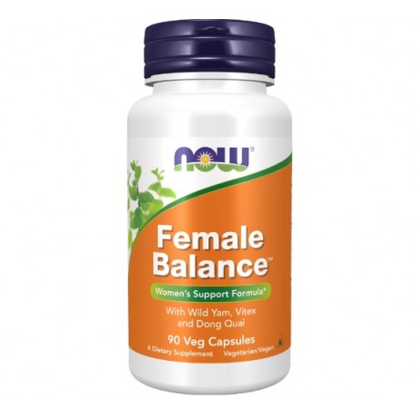 Female Balance™ 90 kaps. NOW FOODS - Wiesiołek-Pharma