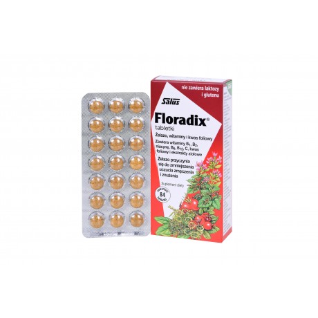 Floradix tabletki 84 szt. SALUS - Wiesiołek-Pharma