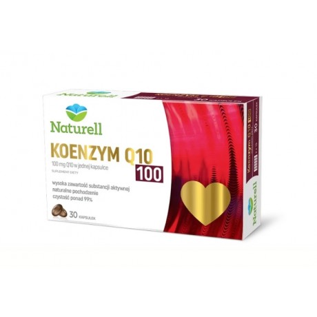 Koenzym Q10 100mg 30 kaps. NATURELL - Wiesiołek-Pharma
