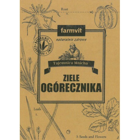 Ogórecznik ziele 50g FARM-VIT - Wiesiołek-Pharma