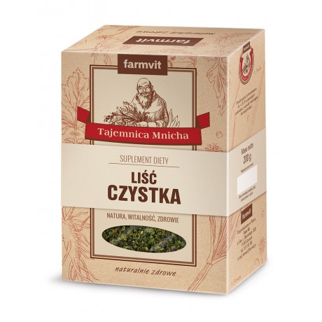 Czystek liście 200g FARM-VIT - Wiesiołek-Pharma