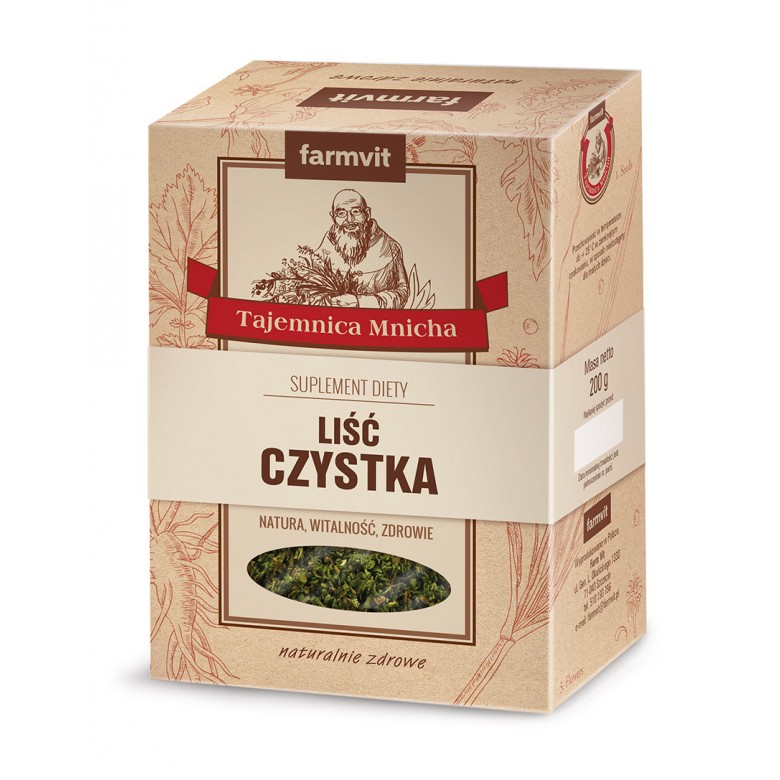 Czystek liście 200g FARM-VIT - Wiesiołek-Pharma Czystek liście 200g FARM-VIT - Wiesiołek-Pharma