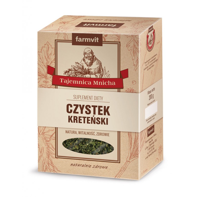 Czystek kreteński 200g FARM-VIT - Wiesiołek-Pharma