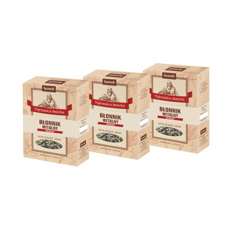 Błonnik witalny 3 x 150g, pakiet "2+1" FARM-VIT - Wiesiołek-Pharma