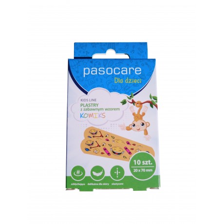 Plastry Zestaw dla dzieci Kids Line Pasocare - Wiesiołek-Pharma
