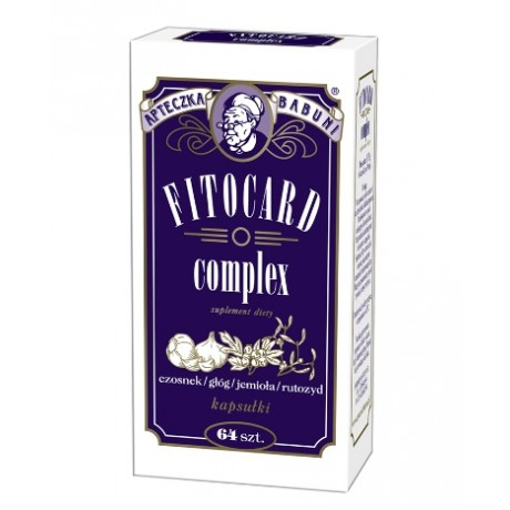 Fitocard Complex 64 kaps. FARMINA - Wiesiołek-Pharma