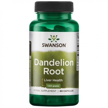 Dandelion 515mg 60 kaps. SWANSON - Wiesiołek-Pharma