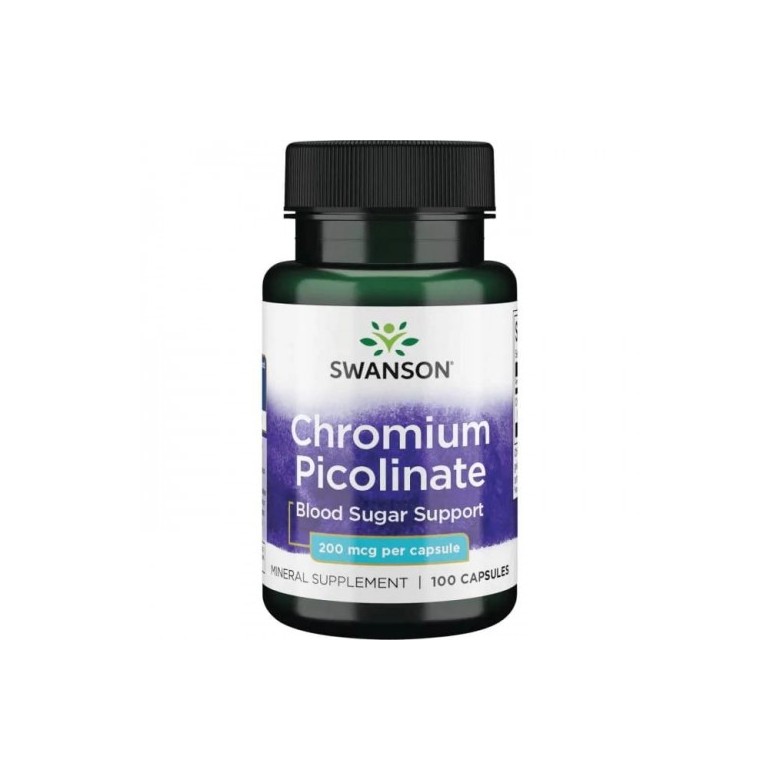 Chrom Pikolinian 200mcg SWANSON - Wiesiołek-Pharma Chrom Pikolinian 200mcg SWANSON - Wiesiołek-Pharma