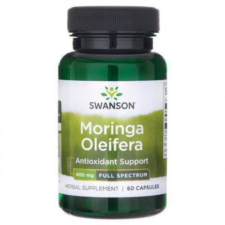 Moringa Oleifera Full Spect. 400mg 60 kaps. SWANSON - Wiesiołek-Pharma