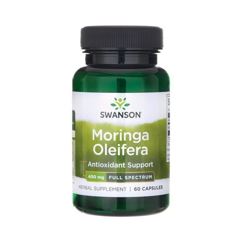 Moringa Oleifera Full Spect. 400mg 60 kaps. SWANSON - Wiesiołek-Pharma Moringa Oleifera Full Spect. 400mg 60 kaps. SWANSON - Wiesiołek-Pharma