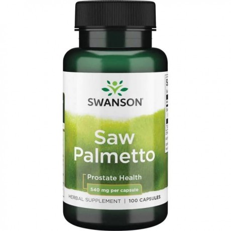 Saw Palmetto 540mg 100 kaps. SWANSON - Wiesiołek-Pharma
