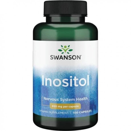 Inositol 650mg 100 kaps. SWANSON - Wiesiołek-Pharma