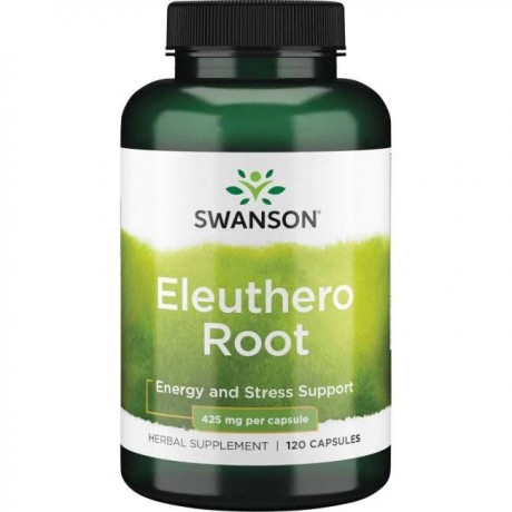 Eleuthero Root 425mg 120 kaps. SWANSON - Wiesiołek-Pharma