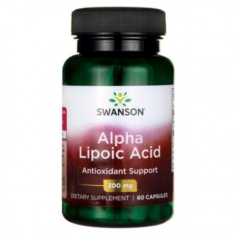 ALA kwas alfa liponowy 300mg SWANSON - Wiesiołek-Pharma