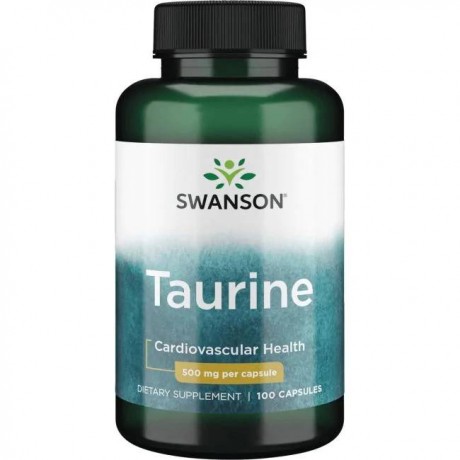 Taurine 500mg 100 kaps. SWANSON - Wiesiołek-Pharma