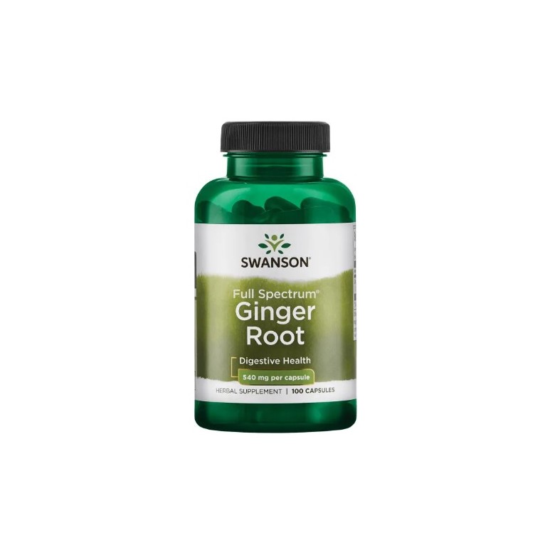 Ginger Root 540mg 100 kaps. SWANSON - Wiesiołek-Pharma Ginger Root 540mg 100 kaps. SWANSON - Wiesiołek-Pharma