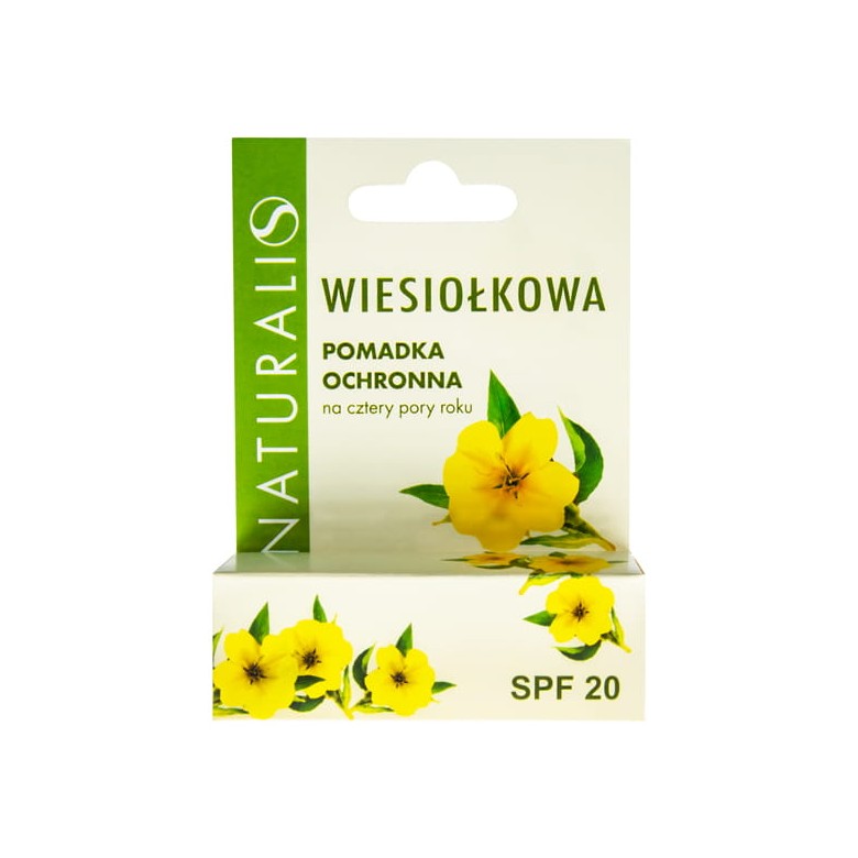 Pomadka Wiesiołkowa SPF 20 NATURALIS - Wiesiołek-Pharma Pomadka Wiesiołkowa SPF 20 NATURALIS - Wiesiołek-Pharma