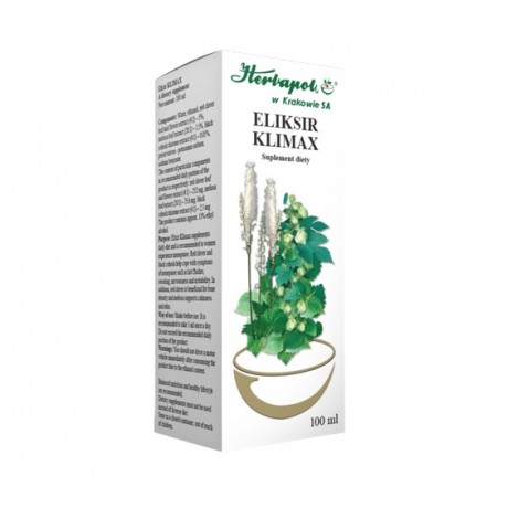 Eliksir Klimax 100ml Herbapol KRAKÓW - Wiesiołek-Pharma