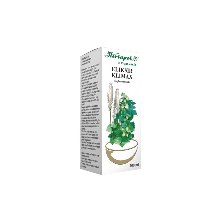 Eliksir Klimax 100ml Herbapol KRAKÓW - Wiesiołek-Pharma Eliksir Klimax 100ml Herbapol KRAKÓW - Wiesiołek-Pharma