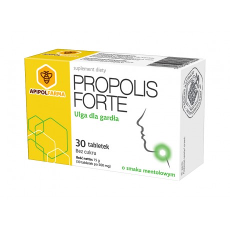 Propolis Forte mentolowy 30 tabl. FARMINA - Wiesiołek-Pharma