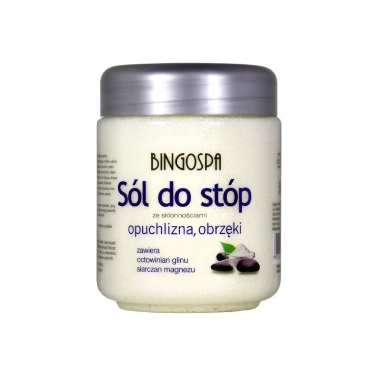 Sól do stóp Opuchlizna, obrzęki 550g BINGOSPA - Wiesiołek-Pharma