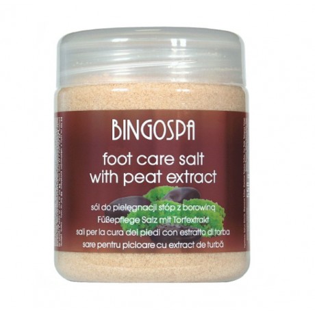 Sól do stóp z borowiną 550g BINGOSPA - Wiesiołek-Pharma