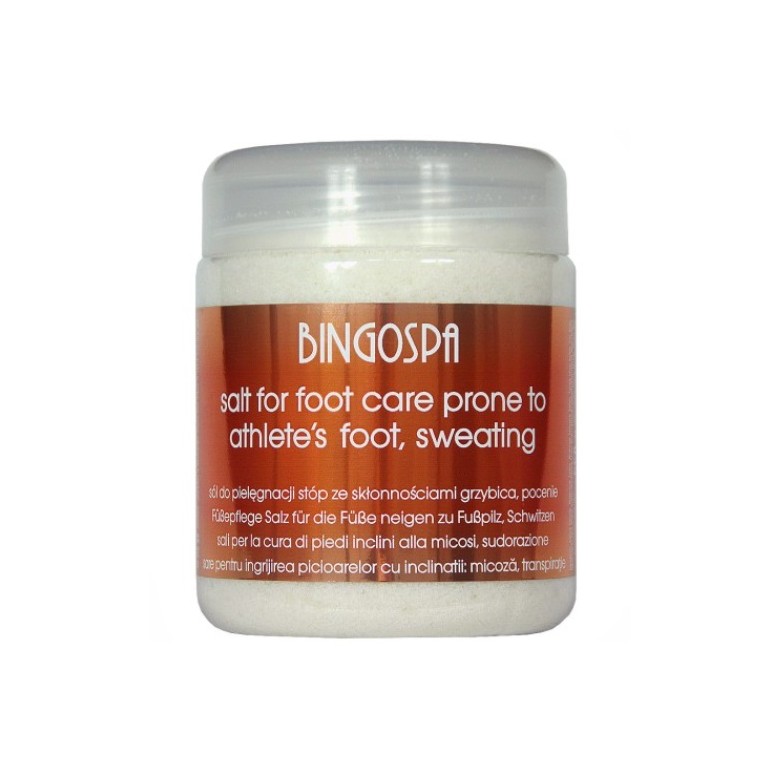 Sól do stóp Grzybica, pocenie 550g BINGOSPA - Wiesiołek-Pharma Sól do stóp Grzybica, pocenie 550g BINGOSPA - Wiesiołek-Pharma