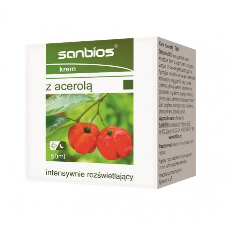 Krem z Acerolą 50ml SANBIOS - Wiesiołek-Pharma