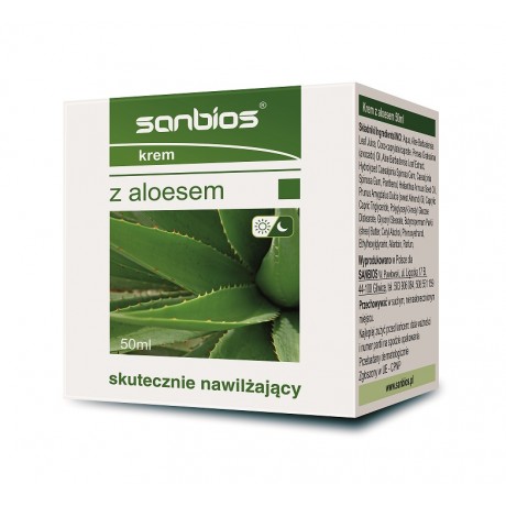 Krem z aloesem 50ml SANBIOS - Wiesiołek-Pharma