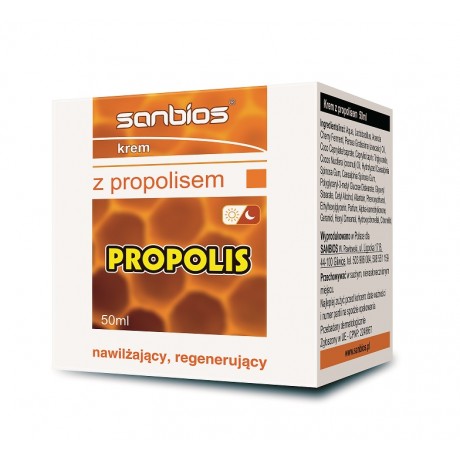 Krem z propolisem 50ml SANBIOS - Wiesiołek-Pharma