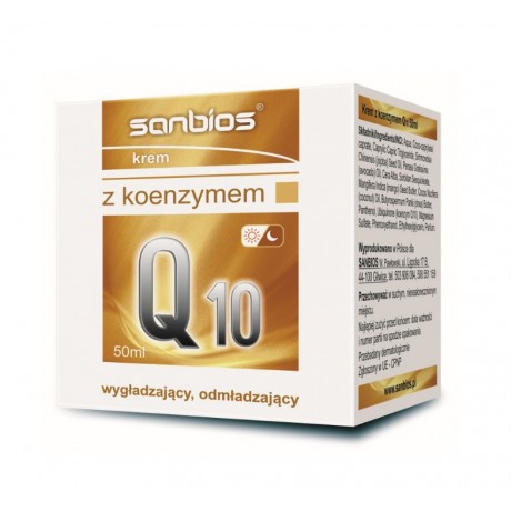 Krem z koenzymem Q10 50ml SANBIOS - Wiesiołek-Pharma