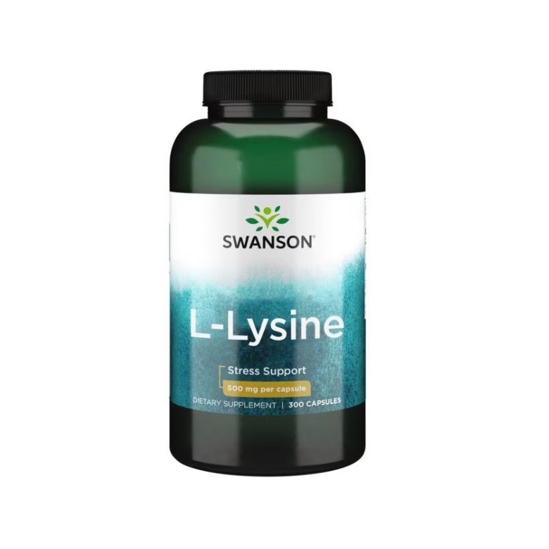 L-lizyna 500mg 100 kaps. SWANSON - Wiesiołek-Pharma L-lizyna 500mg 100 kaps. SWANSON - Wiesiołek-Pharma