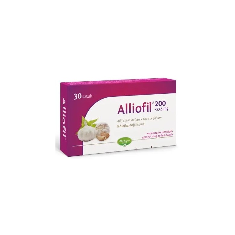 Alliofil 30 tabl. HERBAPOL POZNAŃ - Wiesiołek-Pharma Alliofil 30 tabl. HERBAPOL POZNAŃ - Wiesiołek-Pharma