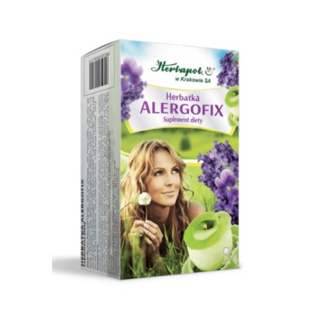 Herbata Alergofix 20x2g Herbapol KRAKÓW - Wiesiołek-Pharma