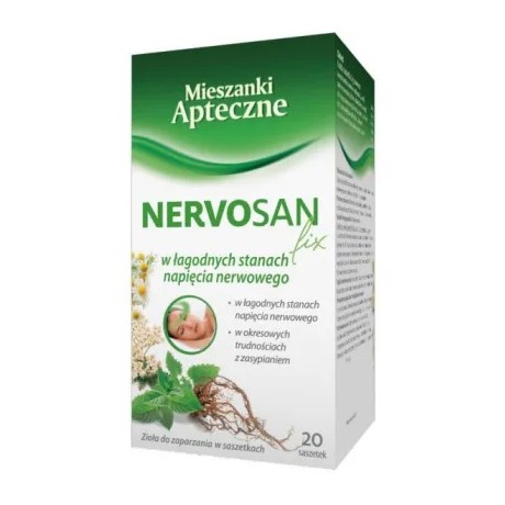 Nervosan fix 20x2g HERBAPOL LUBLIN - Wiesiołek-Pharma