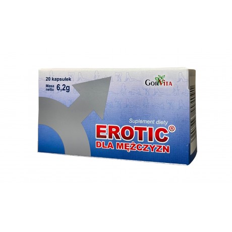 Erotic dla mężczyzn 20 kaps. GORVITA - Wiesiołek-Pharma