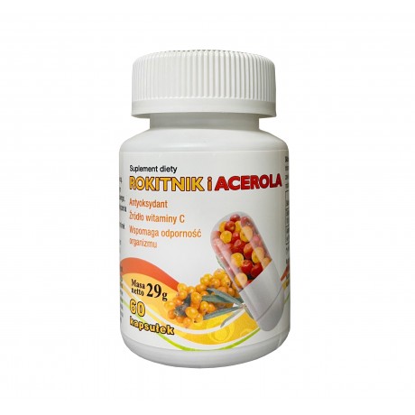 Rokitnik i acerola 60 kaps. GORVITA - Wiesiołek-Pharma