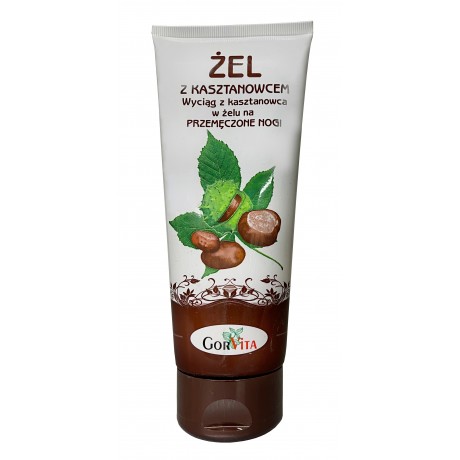 Żel z kasztanowcem 200ml GORVITA - Wiesiołek-Pharma