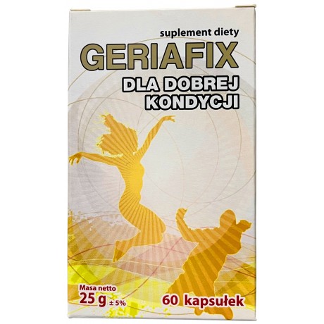 Geriafix 60 kaps. GORVITA - Wiesiołek-Pharma