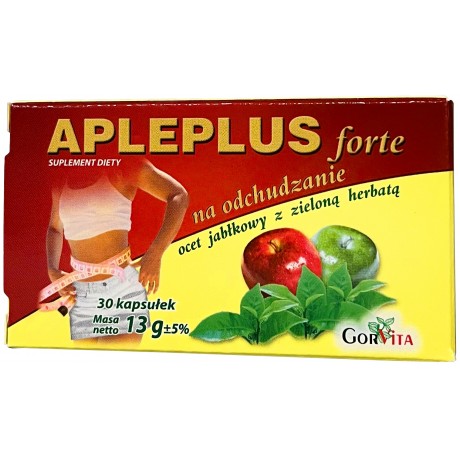 Apleplus forte z zieloną herbatą 30 tabl. GORVITA - Wiesiołek-Pharma