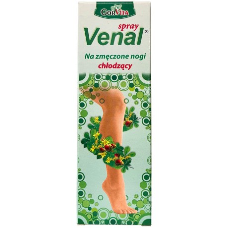 Venal spray na zmęczone nogi i żylaki 115ml GORVITA - Wiesiołek-Pharma